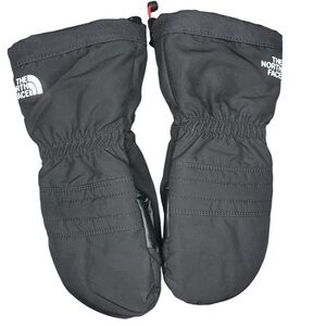 The North Face Dry Vent Black Insulated Kids Mittens / Gloves Sz Small